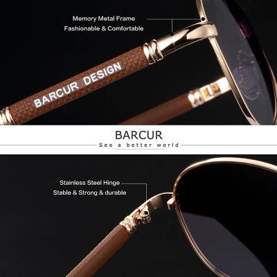 Picture of Polarized Sun Glasses Barcur Brand Stylish New Design Eyewear