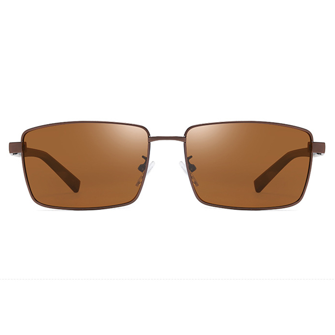 Picture of Men Ploarized Fashion Sunglasses High Quality Driving Sunglasses Rectangle Design Frame