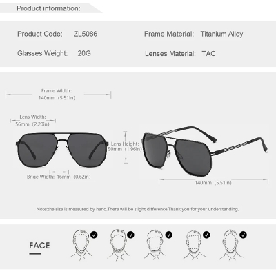 Picture of Polarized Sun Glasses Vintage Classic Driving Shades