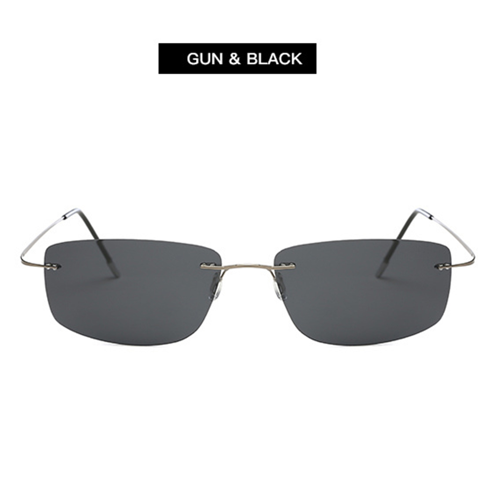 Picture of Men’s Rimless and Hingless Sunglasses High QualityTitanium and  Polarized