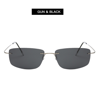 Picture of Men’s Rimless and Hingless Sunglasses High QualityTitanium and  Polarized