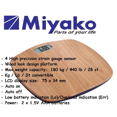 Picture of Miyako Digital Weight Machine 7006 (Wooden design)