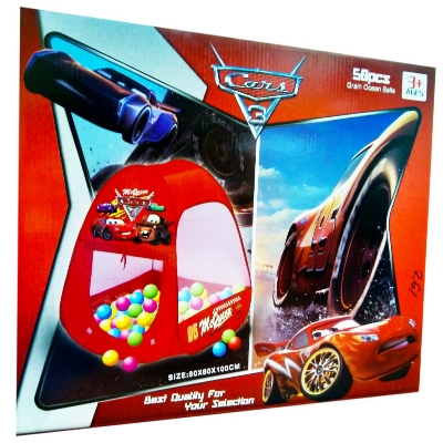 Picture of Cars Tent House 100 Balls (Multicolour)