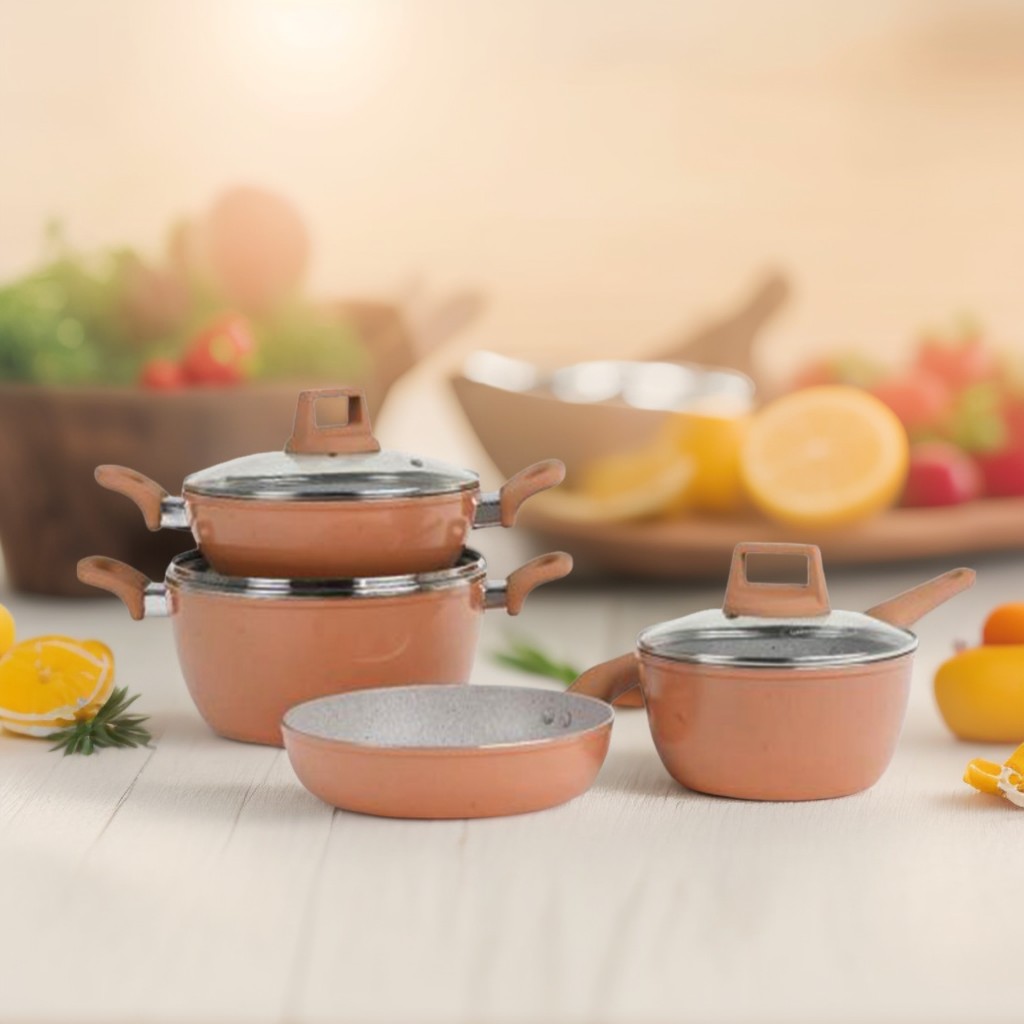 Picture of Kiam Non-Stick 7 Pcs Cookware Set (Induction bottom)