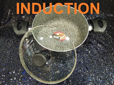 Picture of Kiam sospan 24CM with glass lid (Induction)