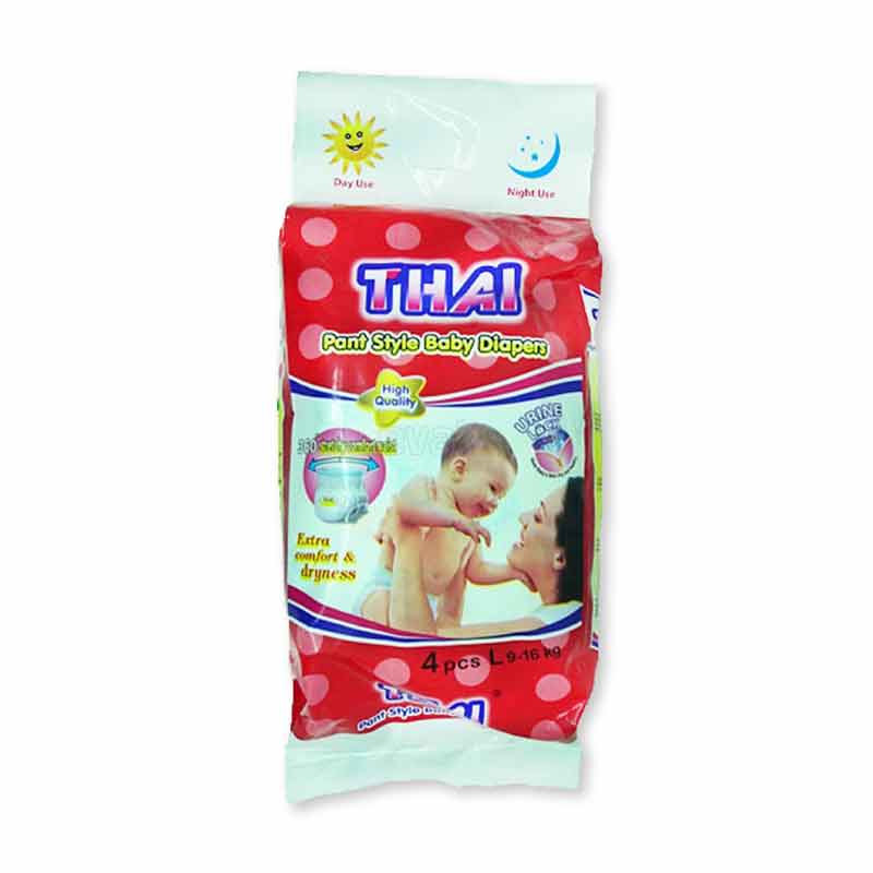 Picture of Thai Baby Diaper Pant Large (9-16 kg) 4 Pcs