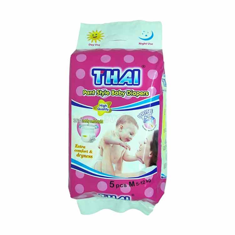 Picture of Thai Baby Diaper Pant Medium (5-13 kg) 5 Pcs