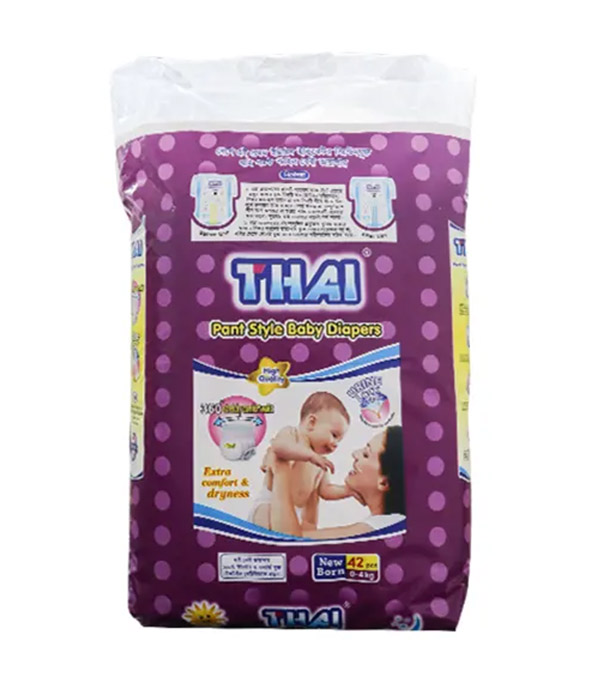 Picture of Thai Baby Diaper Pant New Born (0-4 Kg) 42 Pcs