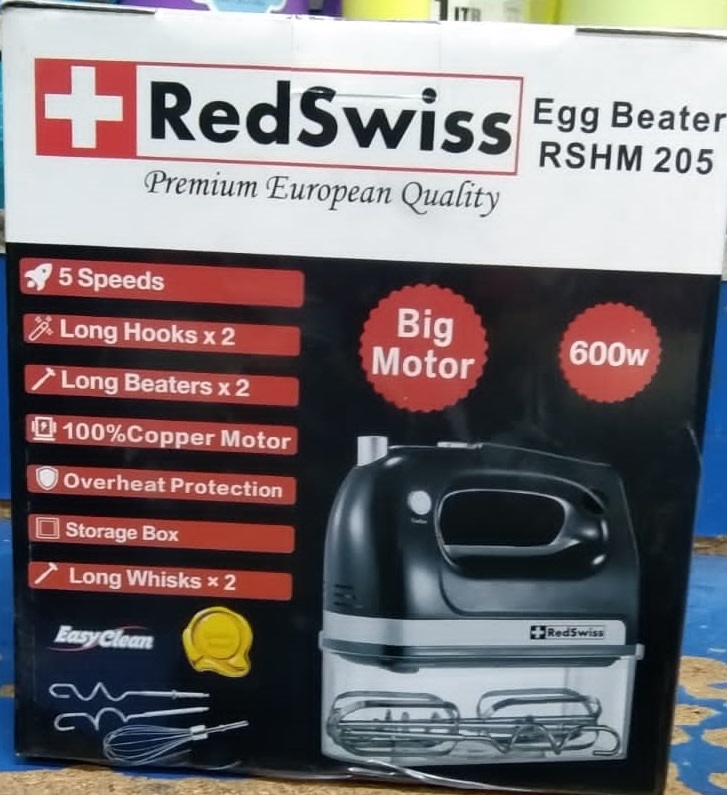Picture of 600WATT RedSwiss 2 IN1 Egg Beater and Mixer RSHM-205