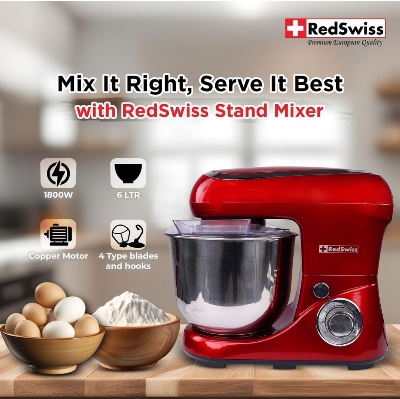 Picture of RedSwiss 6 Liter Commercial Stand Mixer RSSM-301