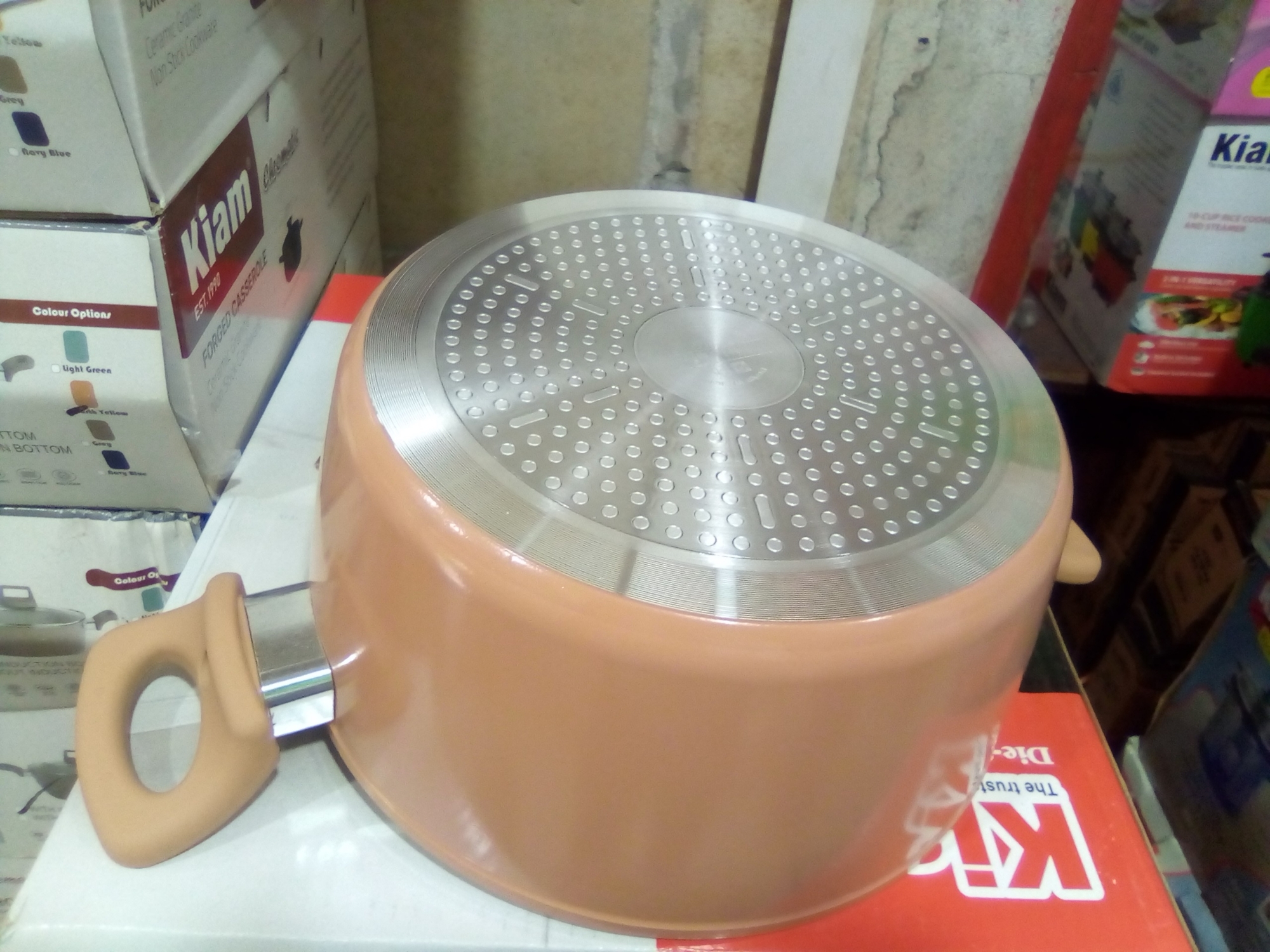 Picture of 28CM Kiam Casserole With Glass Lid CERAMIC