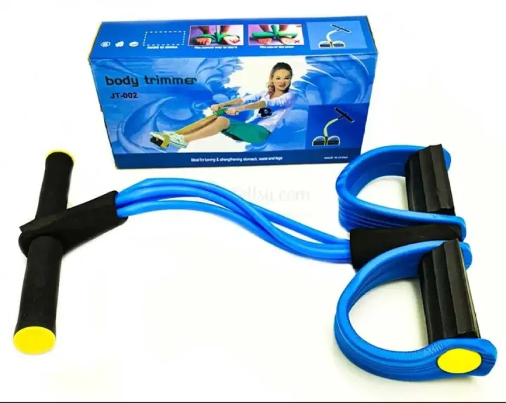 Picture of Tension Rope 4 Tube Puller Pedal Ankle Abdominal Exerciser Fitness Elastic Sit Up Pull Rope Home Gym Sport Training Equipment