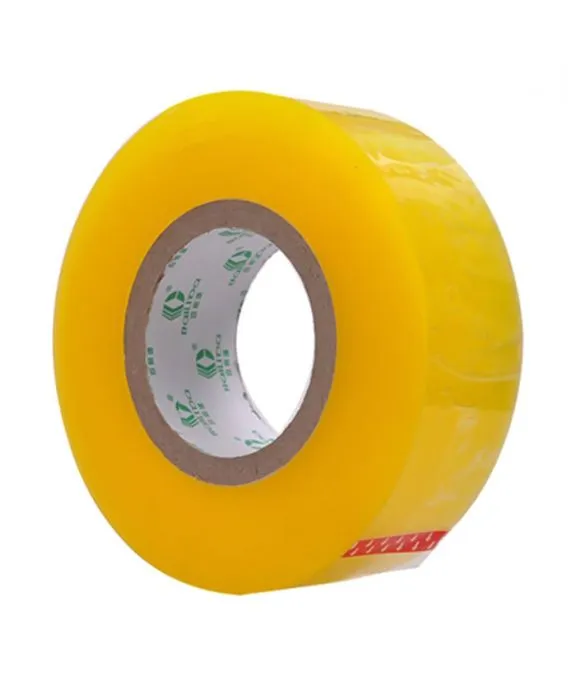 Picture of 2PCS Gum Tape for Carton Binding Wide 2.5" Yellow (inch) and Length 268 Meter (Big Size, 290 Yard)