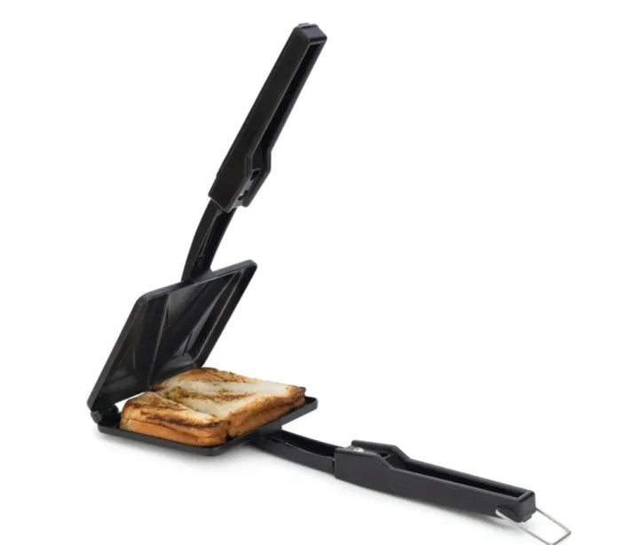 Picture of Sandwich Toaster Non-Stick Gas Sandwich Maker Iron Handle Griller Gas SandwichToaster Snack Sandwich Griller