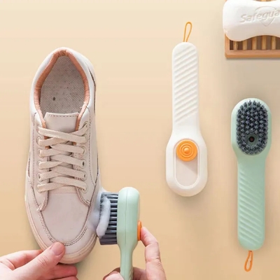 Picture of Multifunctional Liquid Shoe Brush Cleaners Soap Dispenser Cleaning Brush Tools