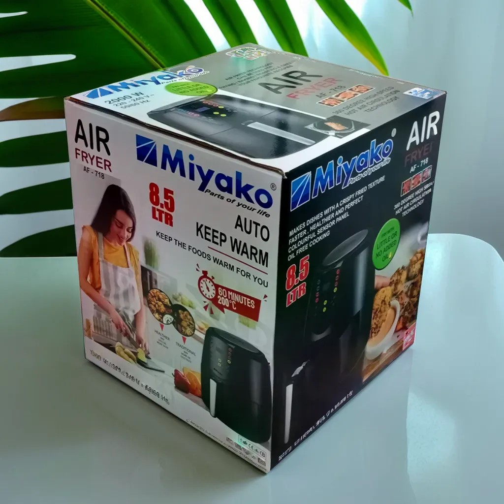 Picture of Miyako 8.5 Liter Air Fryer AF-718 Digital Touch Control Panel