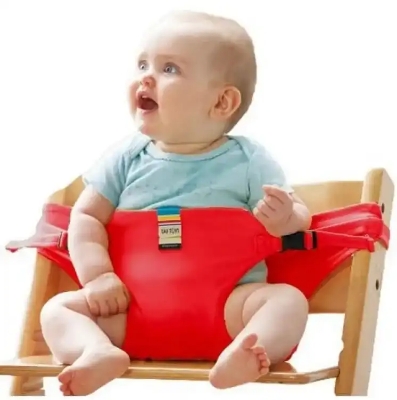 Picture of Portable Baby Travel Safety Stretchy Feeding Lunch Foldable Accessories Dining Chair Belt