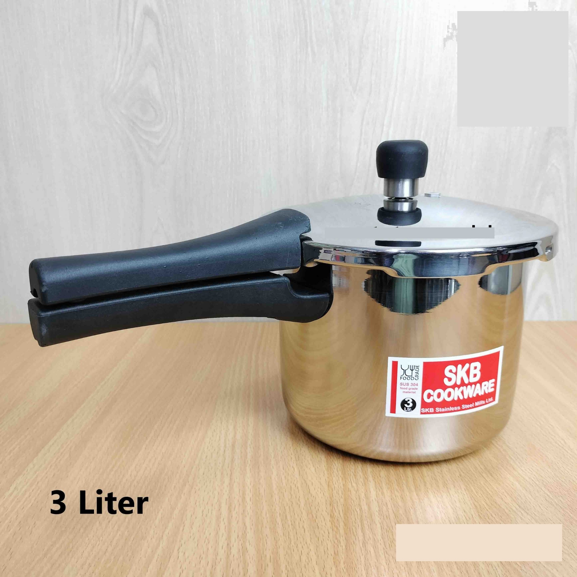 Picture of SKB Stainless Steel pressure cooker with whistle system 3 Liter