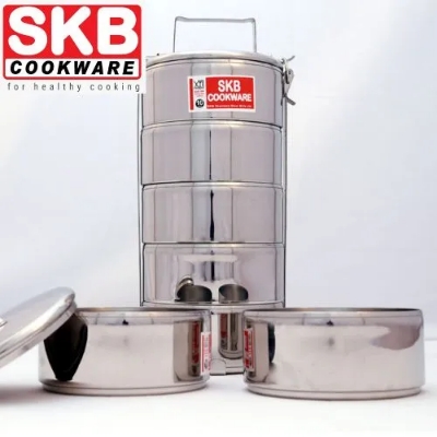 Picture of 4 Bati SKB Lunch Box SUS304 food grade stainless steel Lunch Box