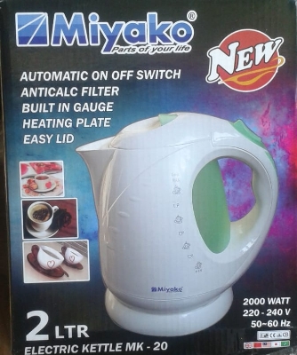 Picture of 2 Liter Miyako electric kettle MK-20