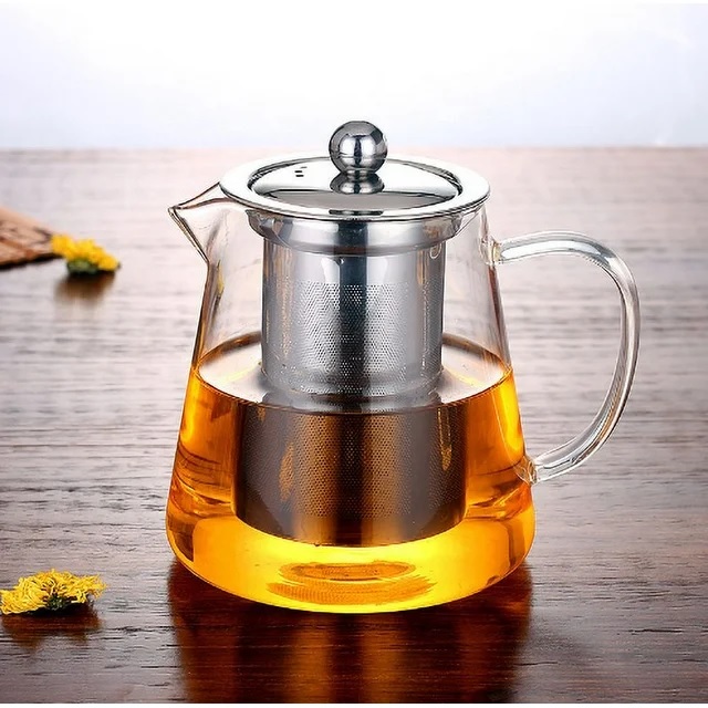 Picture of Clear Glass Tea Or Coffee Kettle 74-2