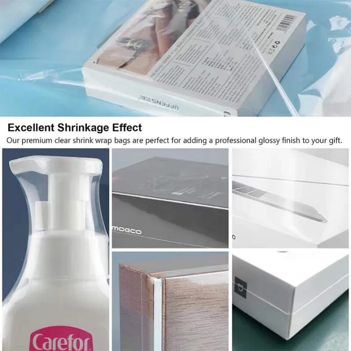Picture of 7 INCH 1Kg 0.05mm PVC Heat Shrinkable Tubing Transparent Film Plastic PVC Hot Shrink Film Packaging Tube Package Plastic Supplies Sheet