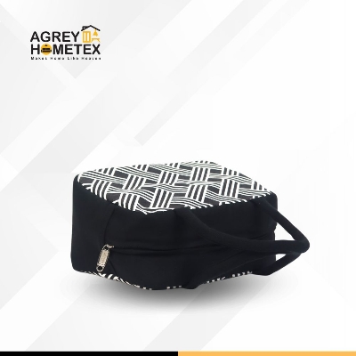 Buy Lunch Carry Bag, Cotton Fabric, Black & White, (9.5″x7.5″x5″)  Best Price In Bangladesh