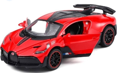 Picture of 1PC 1:24 Bugatti DIVO Diecast Alloy Car Super Sports Racing Car Simulation Toy Vehicles Metal Car Model Car Sound Light Toys For Gift