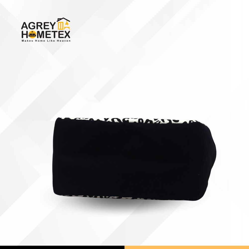 Buy Lunch Carry Bag, Cotton Fabric, Black & White, (9.5″x7.5″x5″) Best Price In Bangladesh