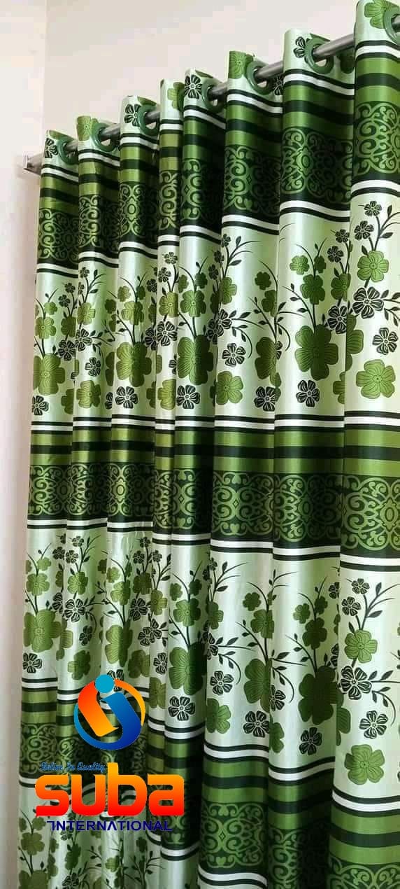 Synthetic Curtain  Porda 8 pcs Lemon Colour from Suba International Suba Internationalonline shop bangladeshothoba.com