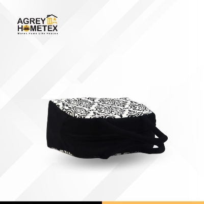 Buy Lunch Carry Bag, Cotton Fabric, Black & White, (9.5″x7.5″x5″)  Best Price In Bangladesh