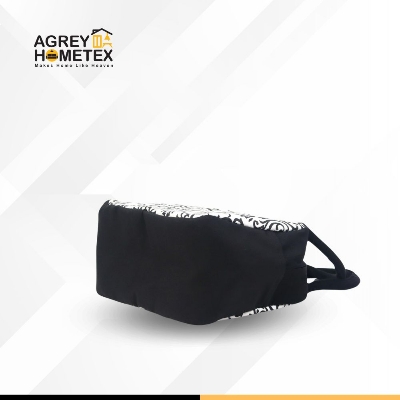 Buy Lunch Carry Bag, Cotton Fabric, Black & White, (9.5″x7.5″x5″)  Best Price In Bangladesh
