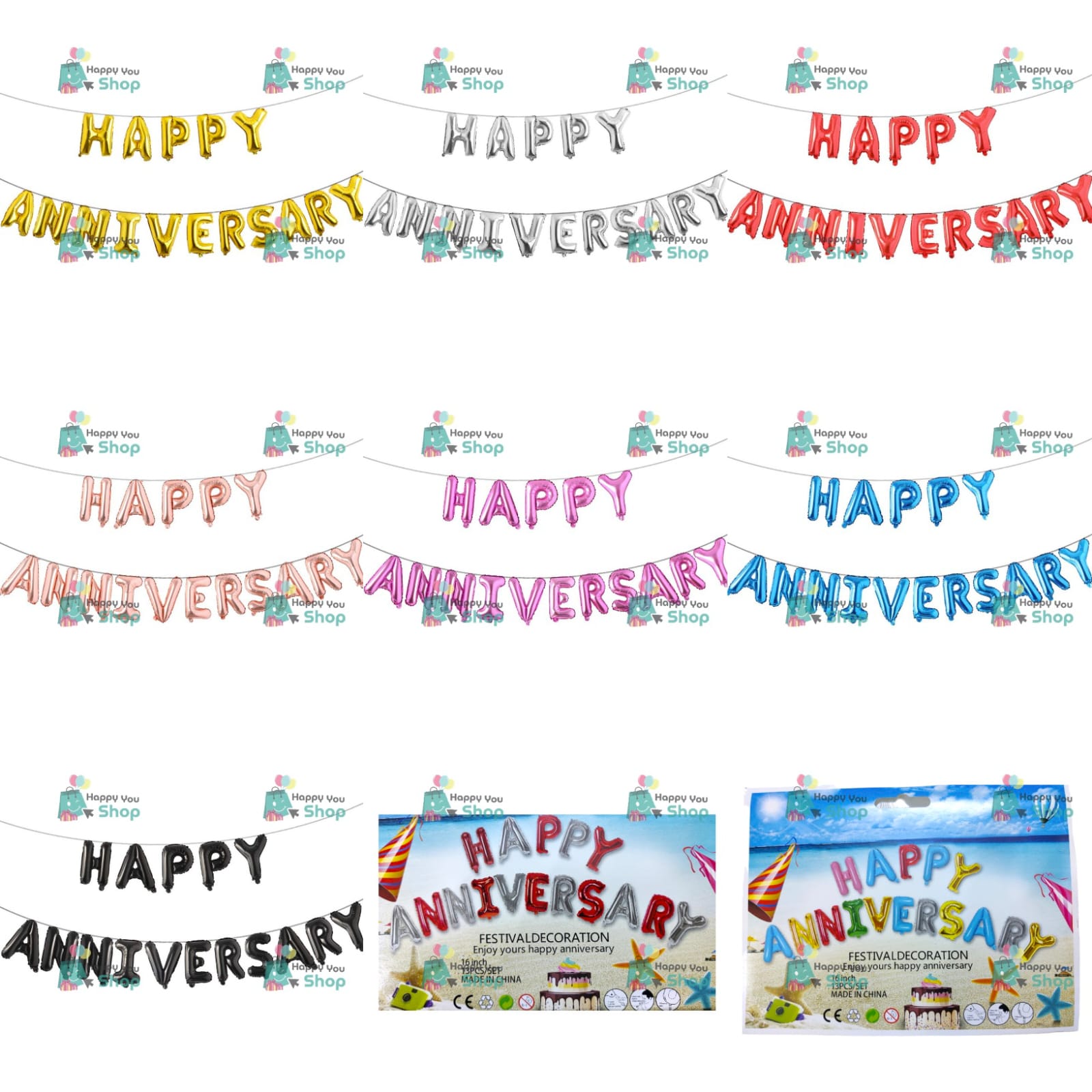 Picture of Anniversary foil balloons