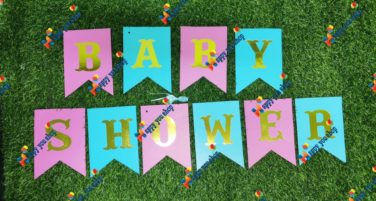 Picture of Baby shower card banner