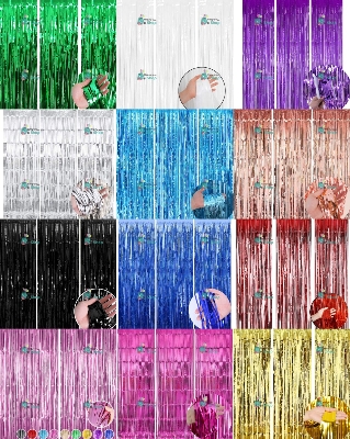 Picture of Rain silk decorations backdrops curtain