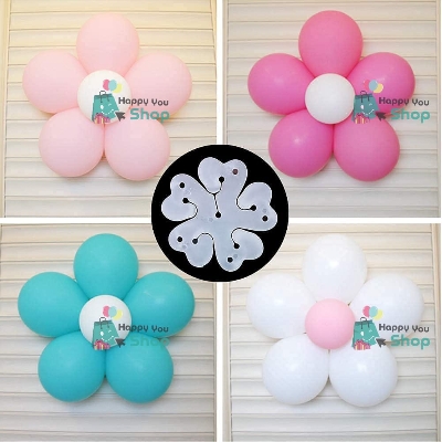 Picture of Flower Balloons clips type A (5 Pcs) (without balloons)