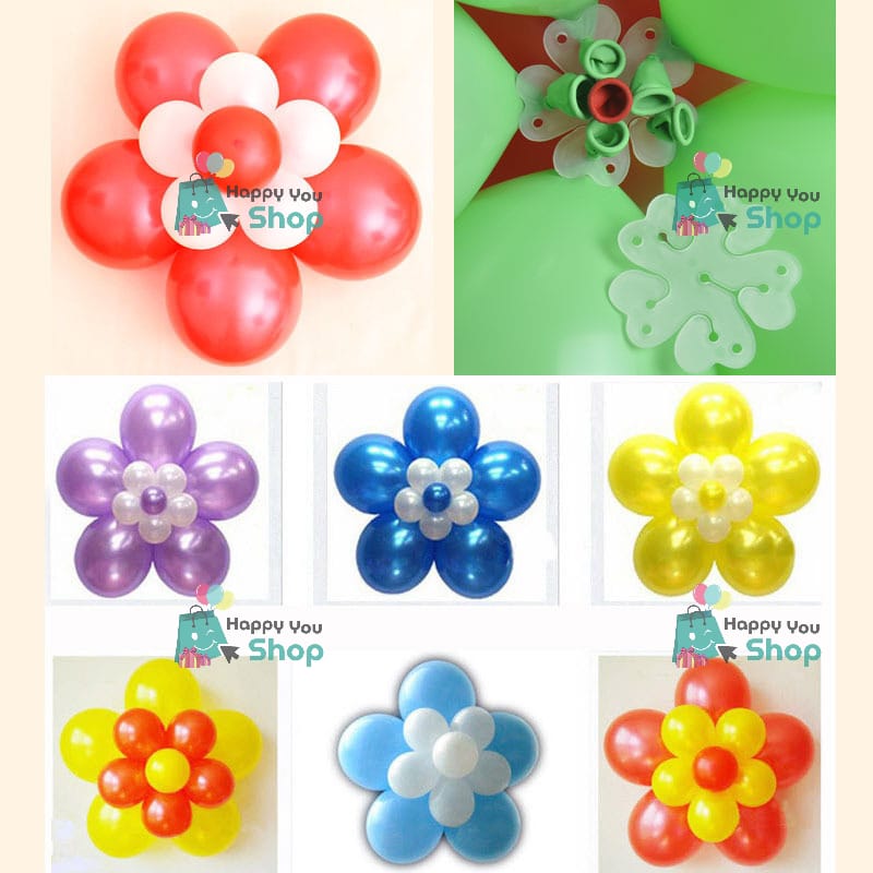 Picture of Flower Balloons clips type B (3 Pcs) (without balloons)