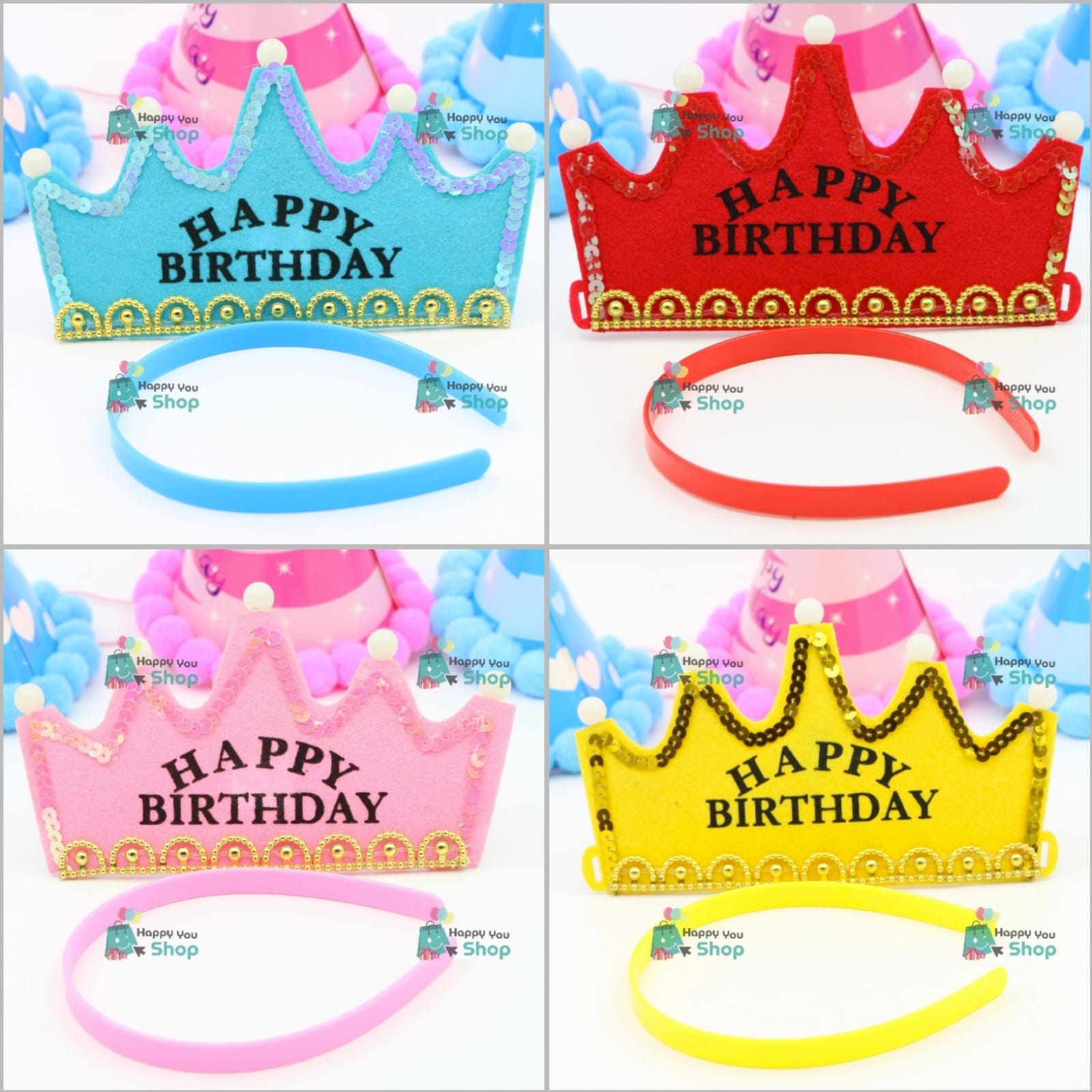 Picture of Birthday Led crown for birthday decorations