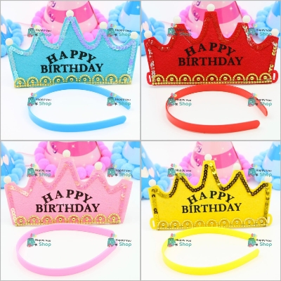 Picture of Birthday Led crown for birthday decorations