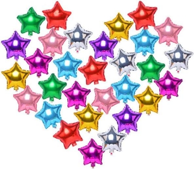 Picture of Small size star foil balloons (5pcs)