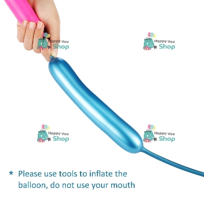 Picture of Long Twisting Balloons (metallic multi) 15 pieces