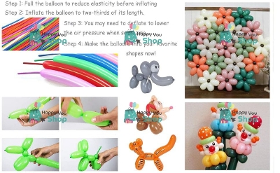 Picture of Long Twisting Balloons (latex multi) 15 pieces
