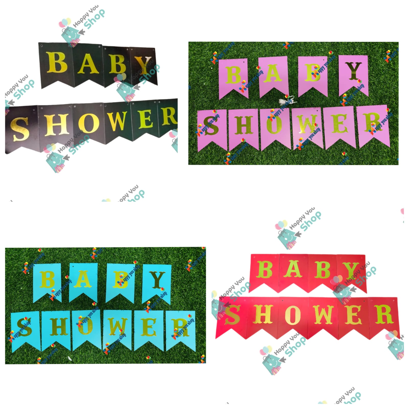 Picture of Baby shower card banner for baby shower decorations