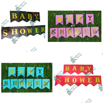 Picture of Baby shower card banner for baby shower decorations