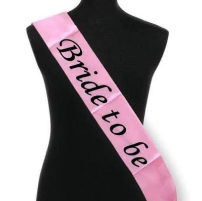 Picture of Bride To Be Exclusive Satin Sash - Random color