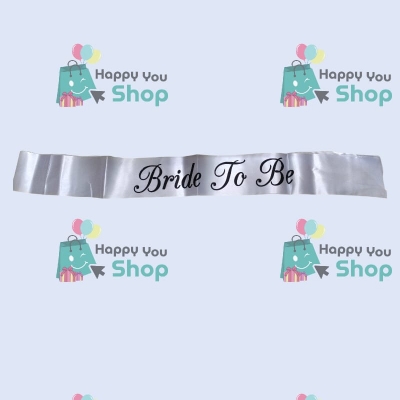 Picture of Bride To Be Exclusive Satin Sash - Random color