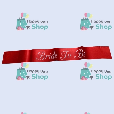 Picture of Bride To Be Exclusive Satin Sash - Random color