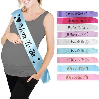 Picture of Mom To Be Exclusive Satin Sash - Random color