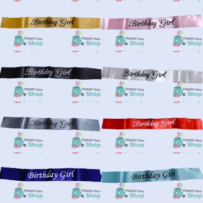 Picture of Birthday Girl Exclusive Sash - Random color