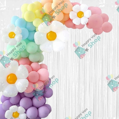 Picture of Daisy flower Decorations balloons theme